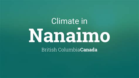 nanaimo weather forecast 7 day.